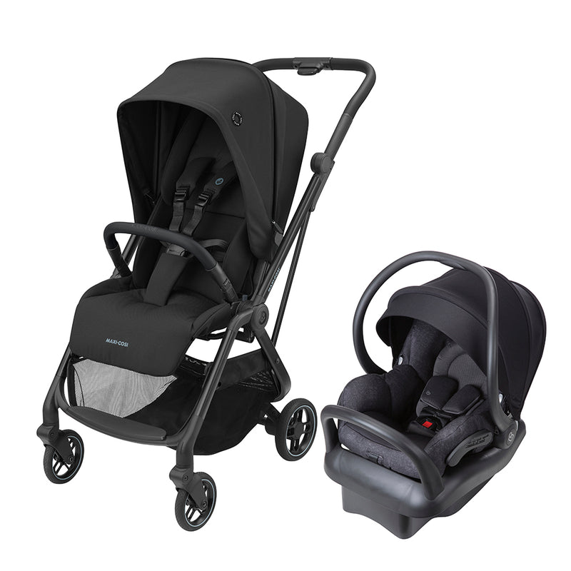 Coche travel system Leona Essential Black, Maxi-cosi