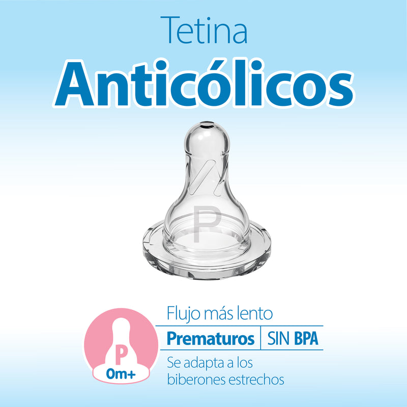 Tetina Anticólico Estándar 2UN para Prematuro, Dr.Brown&