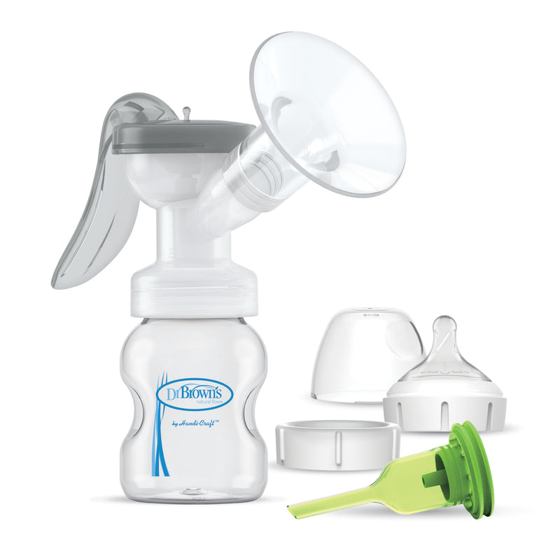 Extractor de Leche Manual con copa de silicona SoftShape™, Dr.Brown&