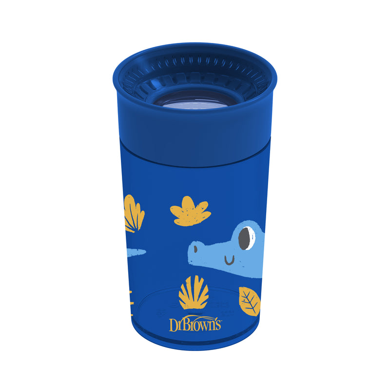 Vaso 360° sin asas 300ml 9M+ Azul, Dr.Brown&