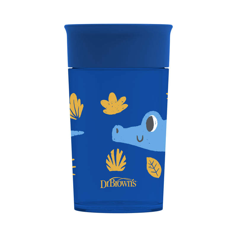 Vaso 360° sin asas 300ml 9M+ Azul, Dr.Brown&