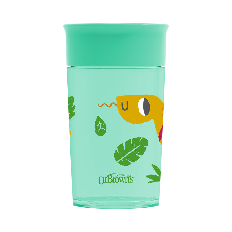 Vaso 360° sin asas 300ml 9M+ Verde, Dr.Brown&