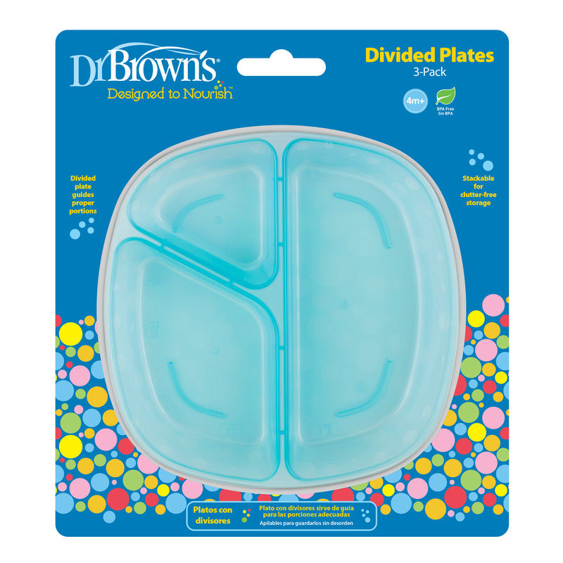 Pack 3 Platos divididos 4M+, Dr.Brown&