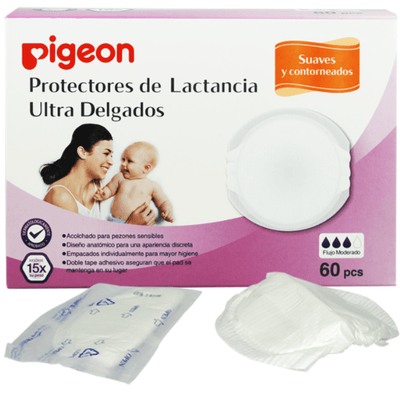 ABSORBENTE DE LECHE PIGEON SLIM LIGHT 60 UNIDADES - KIDSCLUB Tienda ONLINE