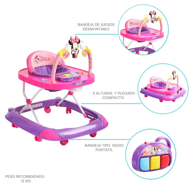 Andador Musical Park MInnie, Disney - KIDSCLUB Tienda ONLINE