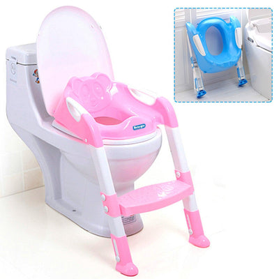 Asiento wc con escalon rosado RS-17860-2, Bebeglo - KIDSCLUB Tienda ONLINE