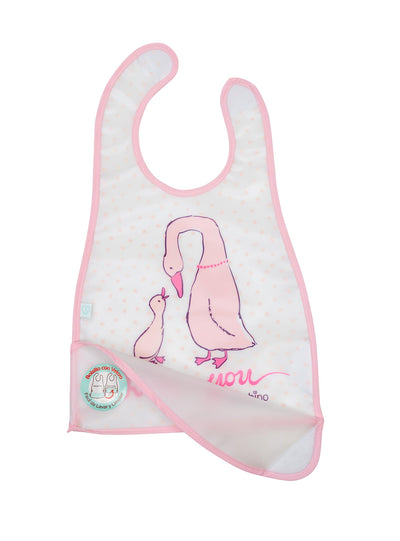 Babero De Alimentacion Bambino Patos Blanco - KIDSCLUB Tienda ONLINE