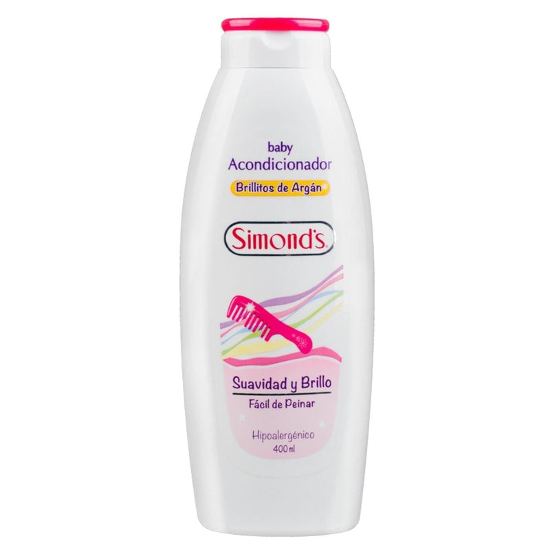 BABY ACONDICIONADOR SIMONDS BRILLITOS DE ARGAN 400 ml. - KIDSCLUB Tienda ONLINE