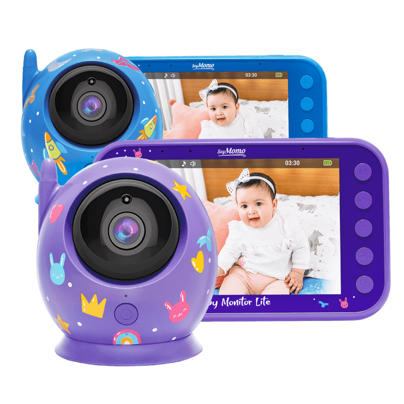 Baby Monitor Lite Azul - Pantalla 4,3, SoyMomo - KIDSCLUB Tienda ONLINE