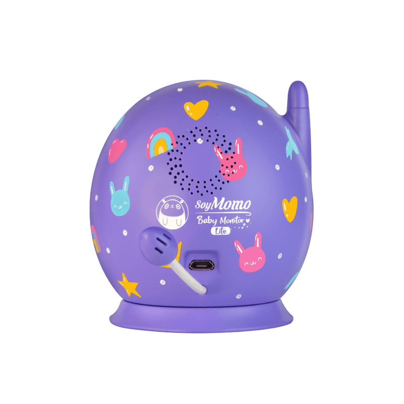 Baby Monitor Lite Morado - Pantalla 4,3, SoyMomo - KIDSCLUB Tienda ONLINE