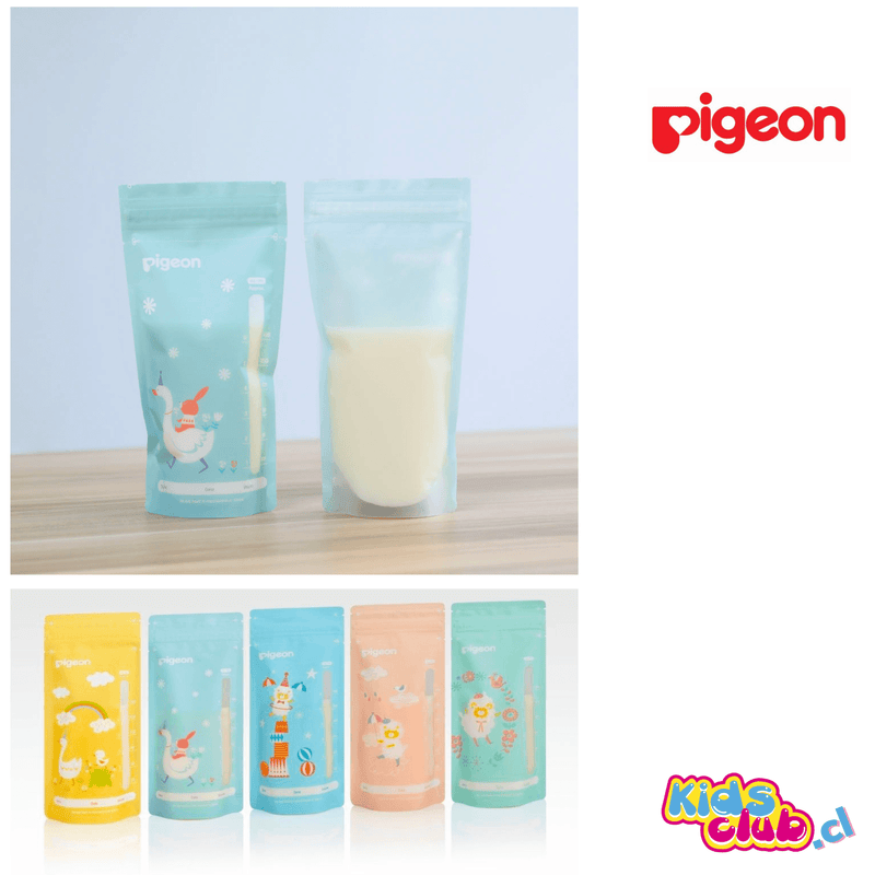 Bolsas PIGEON Leche Materna 180 ml. 25 u. ANIMALITOS - KIDSCLUB Tienda ONLINE