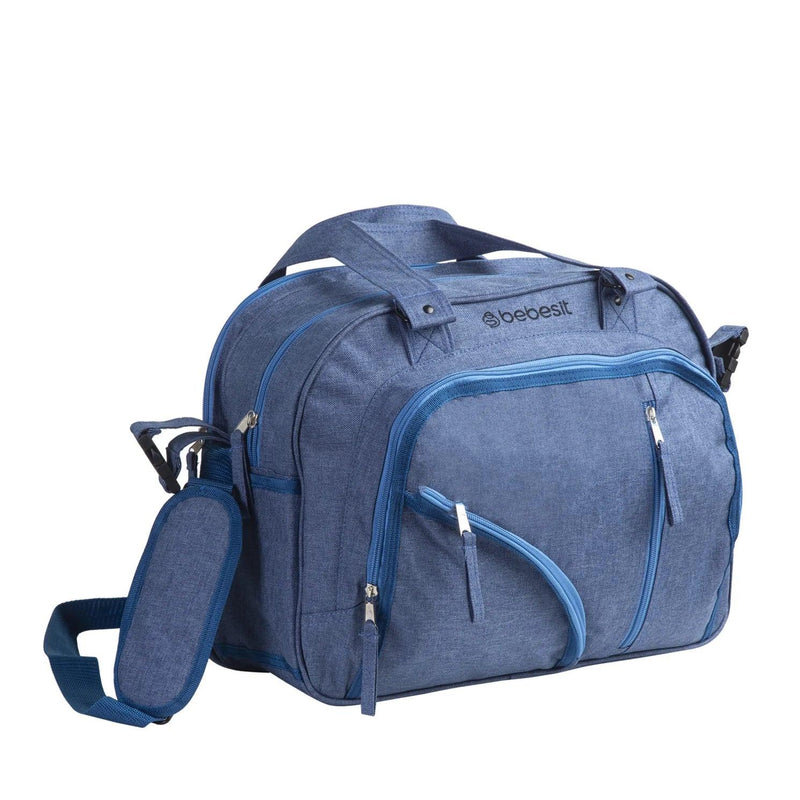 Bolso Maternal Azul Mela, Bebesit - KIDSCLUB Tienda ONLINE