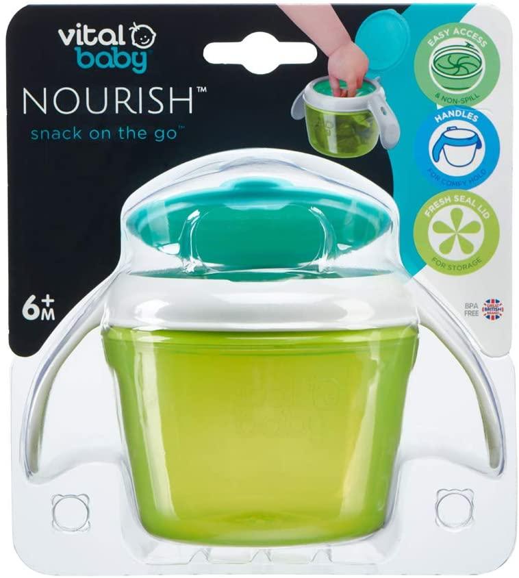 Bowl para snacks y colaciones Verde, Vital Baby - KIDSCLUB Tienda ONLINE