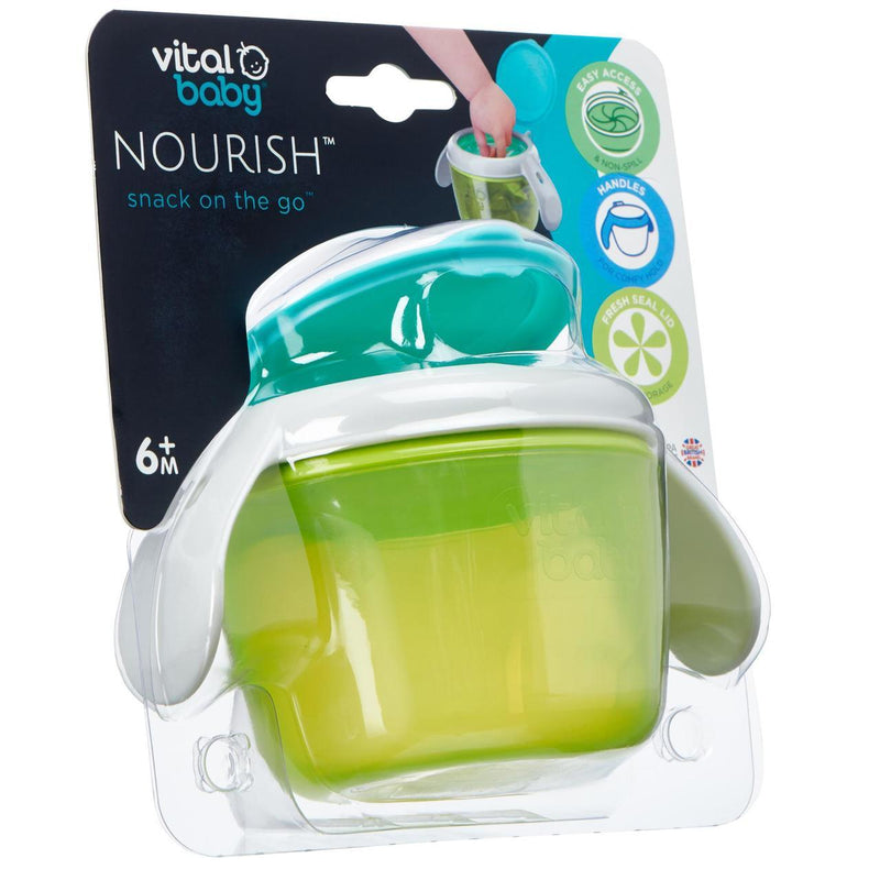 Bowl para snacks y colaciones Verde, Vital Baby - KIDSCLUB Tienda ONLINE