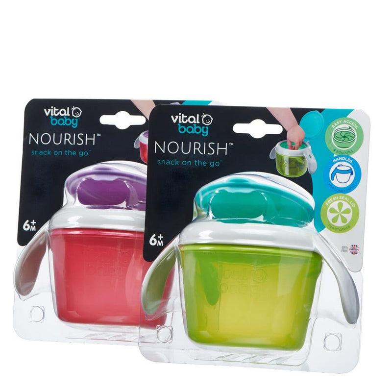 Bowl para snacks y colaciones Verde, Vital Baby - KIDSCLUB Tienda ONLINE