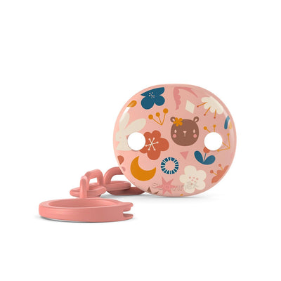 Broche pinza con cinta Forest Rosa, Suavinex - KIDSCLUB Tienda ONLINE