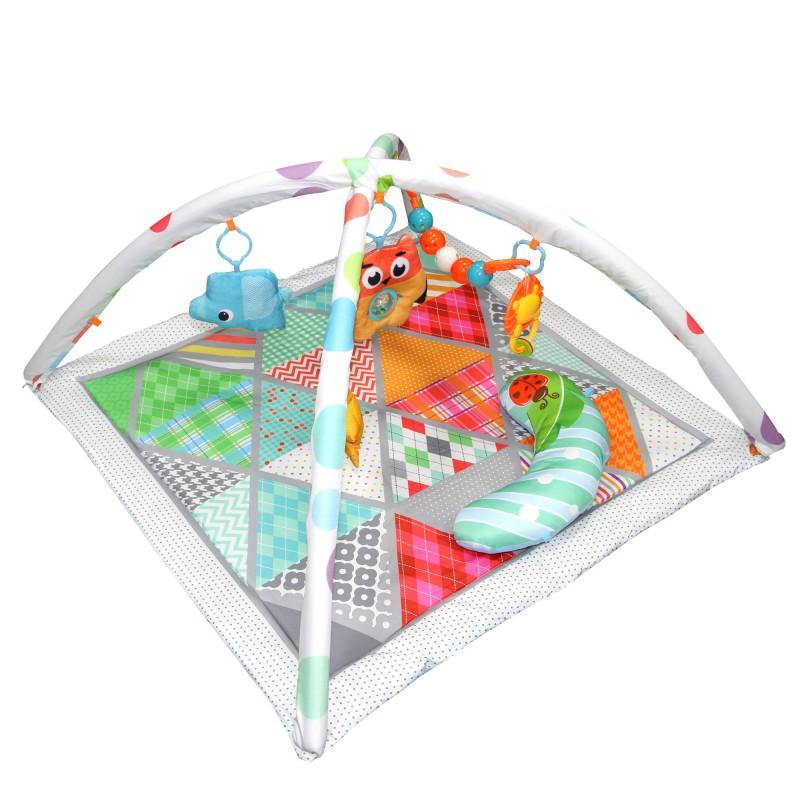 Carpa gimnasio 3 En 1 Rosado RS-18460, Bebeglo - KIDSCLUB Tienda ONLINE