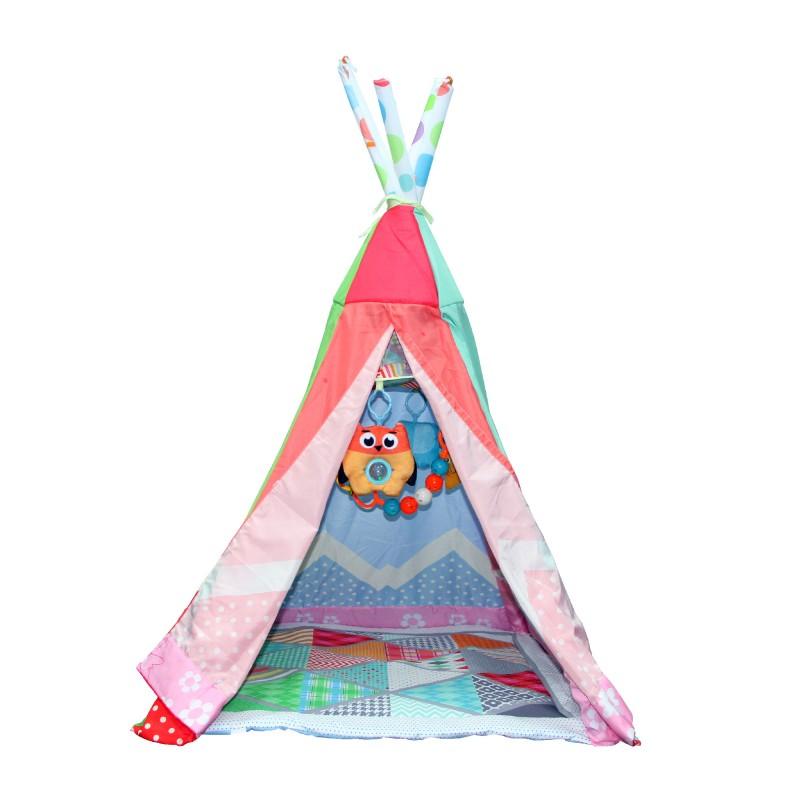 Carpa gimnasio 3 En 1 Rosado RS-18460, Bebeglo - KIDSCLUB Tienda ONLINE