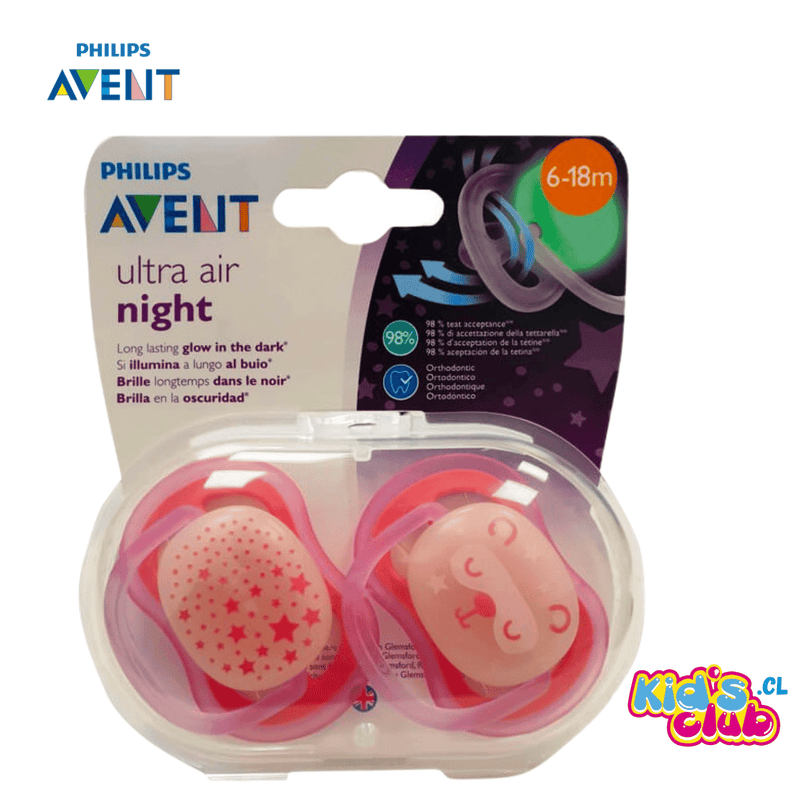 Chupete AVENT Ultra Air de 6 a 18 meses SCF376/22 - KIDSCLUB Tienda ONLINE