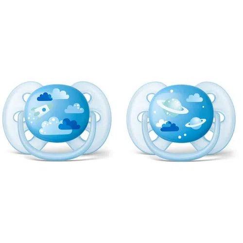 Chupete Avent Ultra Soft Niño 6-18m deco, 2 unidades (SCF 222/22) - KIDSCLUB Tienda ONLINE