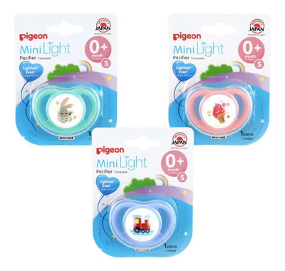 CHUPETE ODONTOLOGICO MINI LIGHT PIGEON talla S 0m+(1 Unidad) - KIDSCLUB Tienda ONLINE