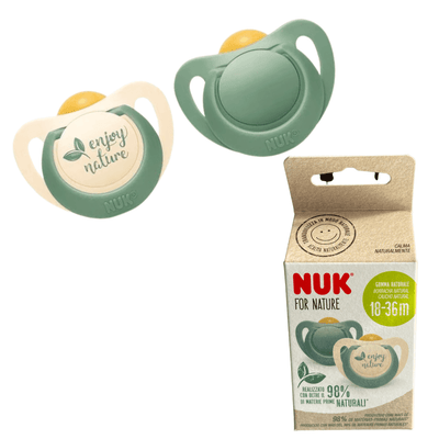 CHUPETE NUK LATEX NATURAL pack 2 Unidades. Etapa 3 (18 - 36 meses) - KIDSCLUB Tienda ONLINE