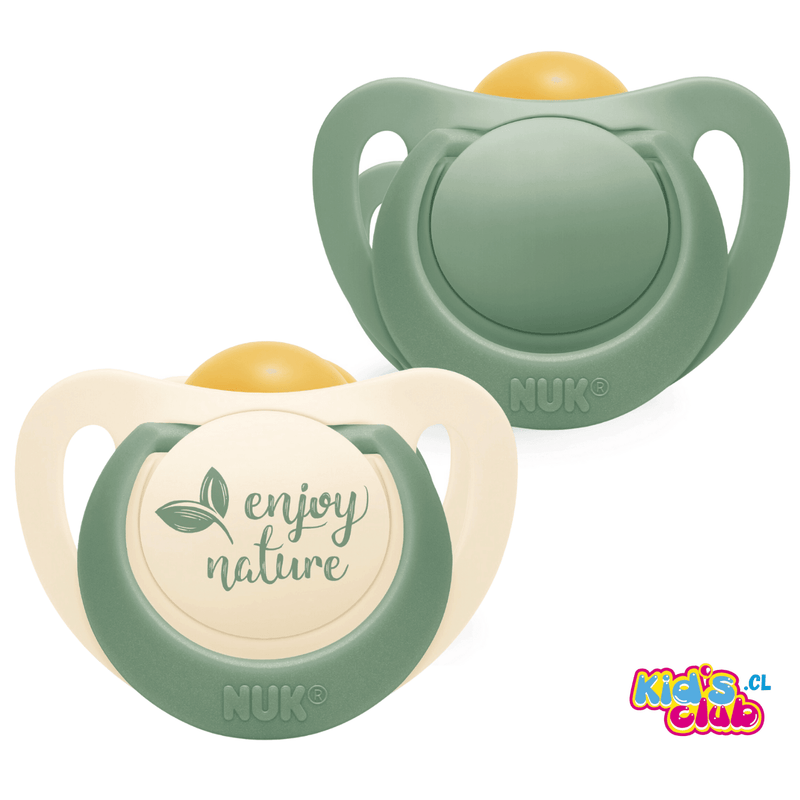 CHUPETE NUK LATEX NATURAL pack 2 Unidades. Etapa 3 (18 - 36 meses) - KIDSCLUB Tienda ONLINE