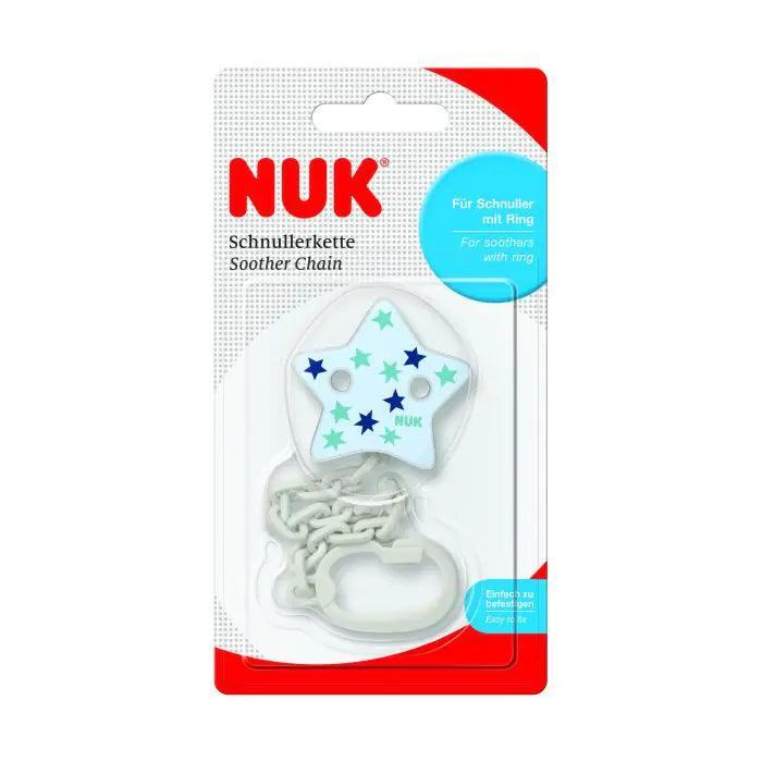 Clip cadena sujeta chupete Mix de Colores, Nuk - KIDSCLUB Tienda ONLINE