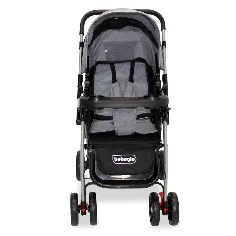 Coche de Paseo Bebeglo Atlas RS-13806-1 Gris - KIDSCLUB Tienda ONLINE