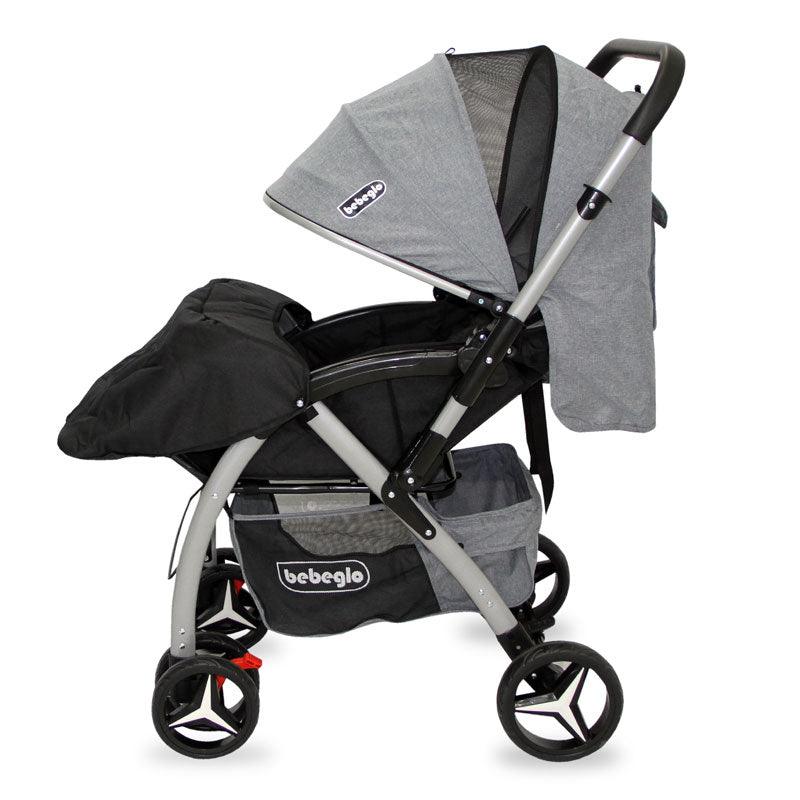 Coche de Paseo Bebeglo Atlas RS-13806-1 Gris - KIDSCLUB Tienda ONLINE