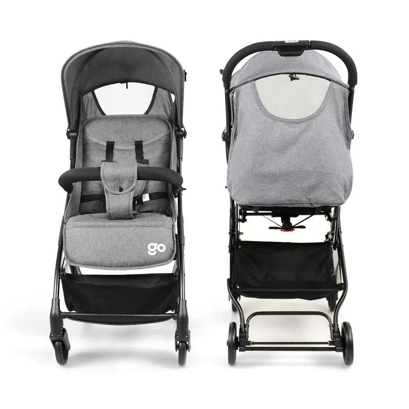 Coche de paseo Go gris, BBpro - KIDSCLUB Tienda ONLINE