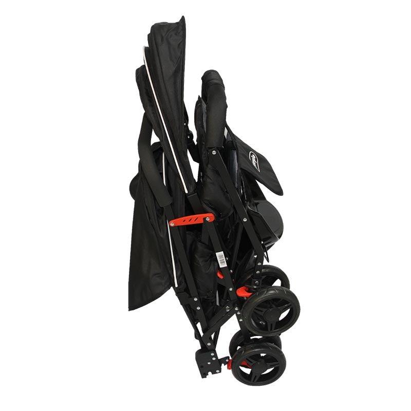 Coche Doble Duo Pix Negro RS-13300-3, Bebeglo - KIDSCLUB Tienda ONLINE