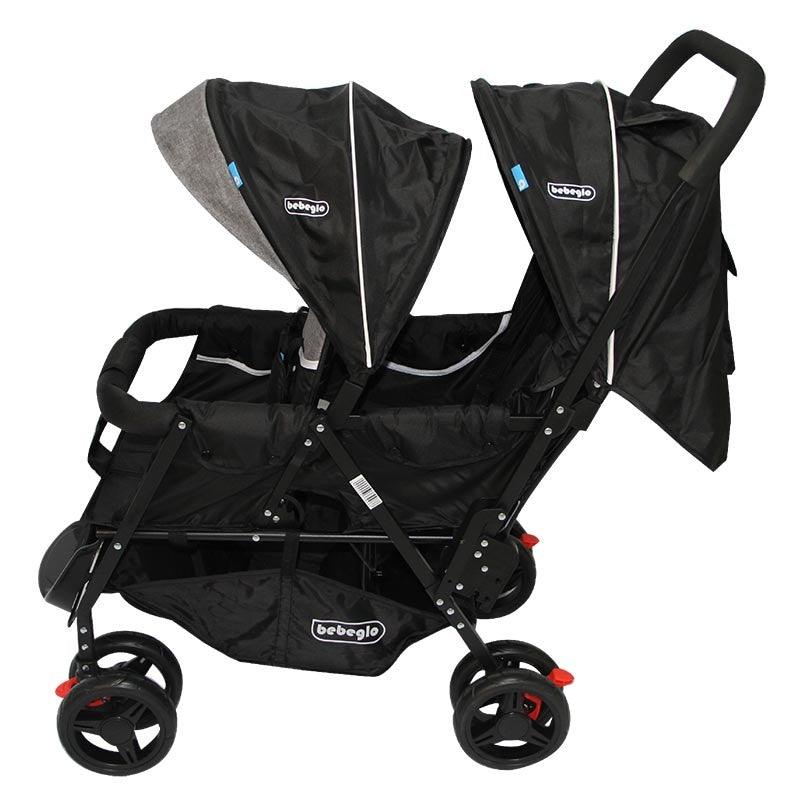 Coche Doble Duo Pix Negro RS-13300-3, Bebeglo - KIDSCLUB Tienda ONLINE