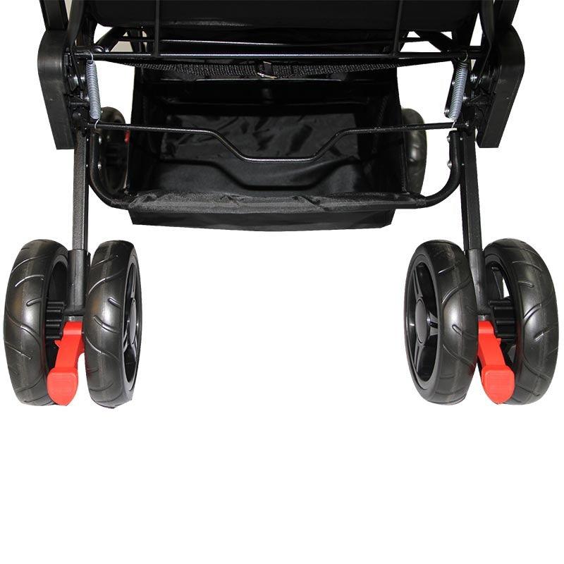 Coche Doble Duo Pix Negro RS-13300-3, Bebeglo - KIDSCLUB Tienda ONLINE