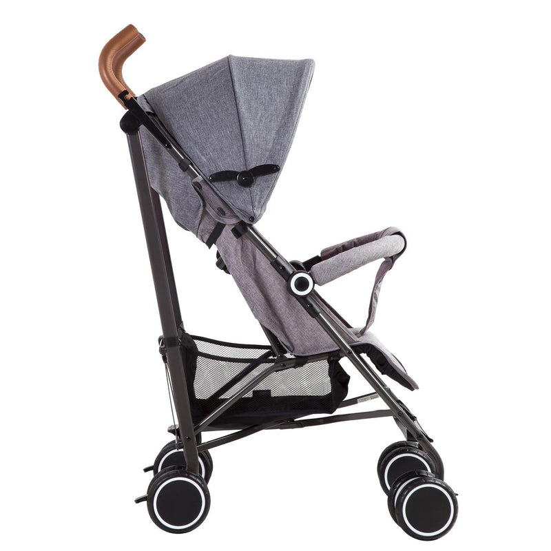 Coche Paragua Clap Melange Gris, Bebesit - KIDSCLUB Tienda ONLINE