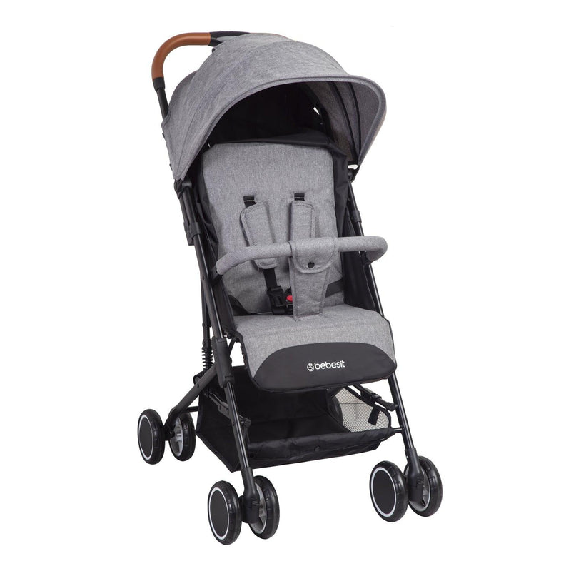 Coche Paseo Maleta Sprint SX Gris, Bebesit - KIDSCLUB Tienda ONLINE