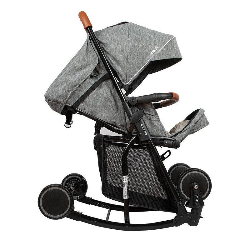 Coche paseo rocking grey, Infanti - KIDSCLUB Tienda ONLINE