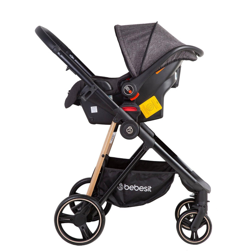 Coche Travel System Cosmos Negro - KIDSCLUB Tienda ONLINE