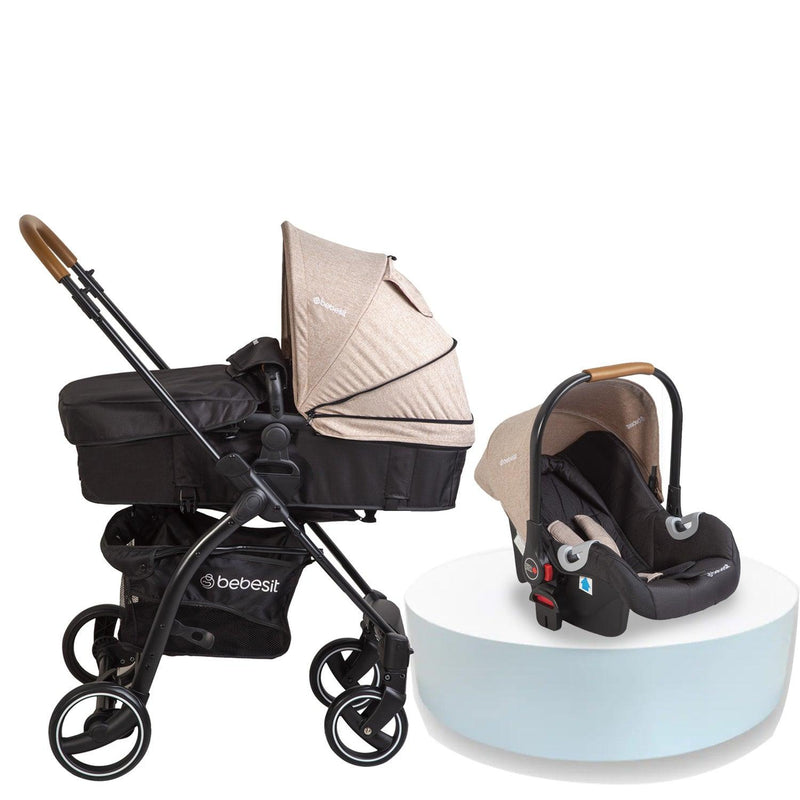 Coche Travel System Fénix Beige - KIDSCLUB Tienda ONLINE