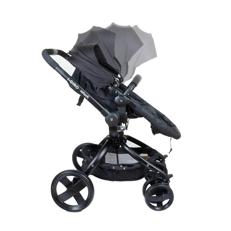 Coche travel system i-giro bright black, Infanti - KIDSCLUB Tienda ONLINE