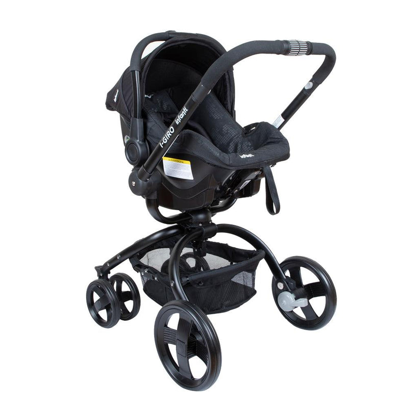 Coche travel system i-giro bright black, Infanti - KIDSCLUB Tienda ONLINE