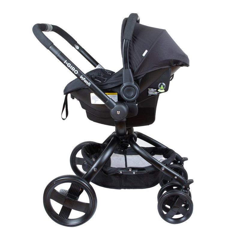 Coche travel system i-giro bright black, Infanti - KIDSCLUB Tienda ONLINE