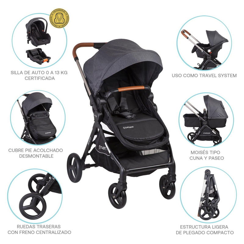 Coche Travel System Mars LX Beige - KIDSCLUB Tienda ONLINE