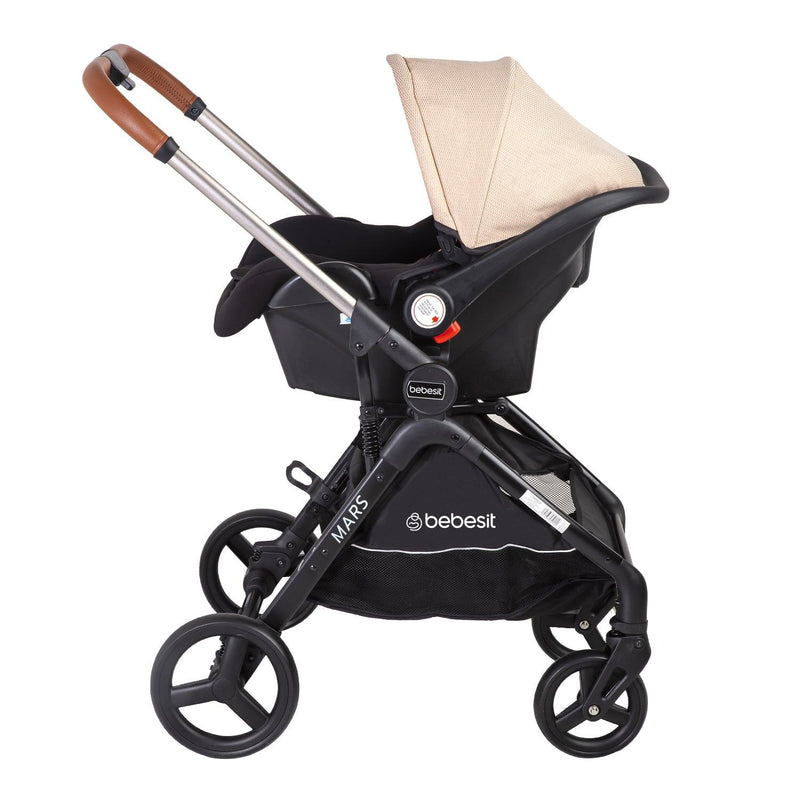 Coche Travel System Mars LX Beige - KIDSCLUB Tienda ONLINE