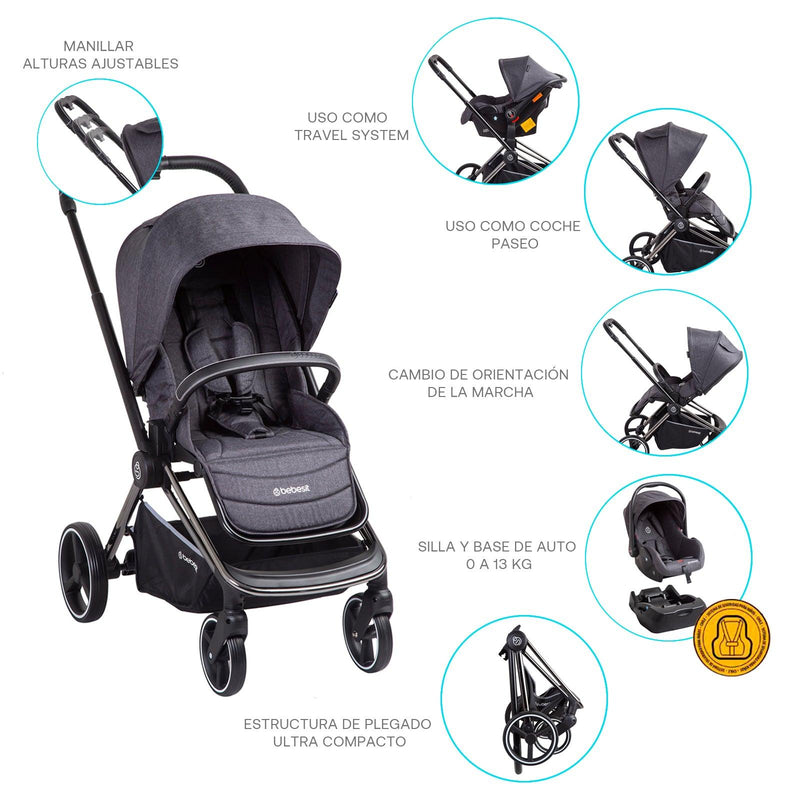 Coche Travel System Sonic - KIDSCLUB Tienda ONLINE