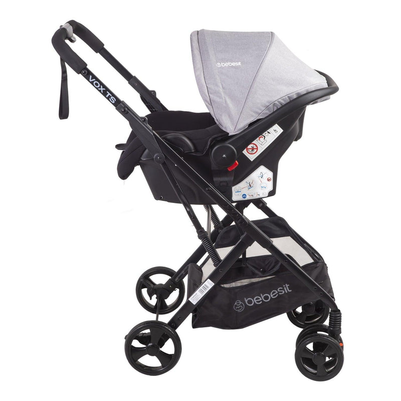 Coche Travel System Vox Gris, Bebesit - KIDSCLUB Tienda ONLINE