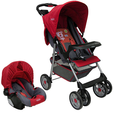 Coche Travel System Zoom Rojo, Bebesit - KIDSCLUB Tienda ONLINE