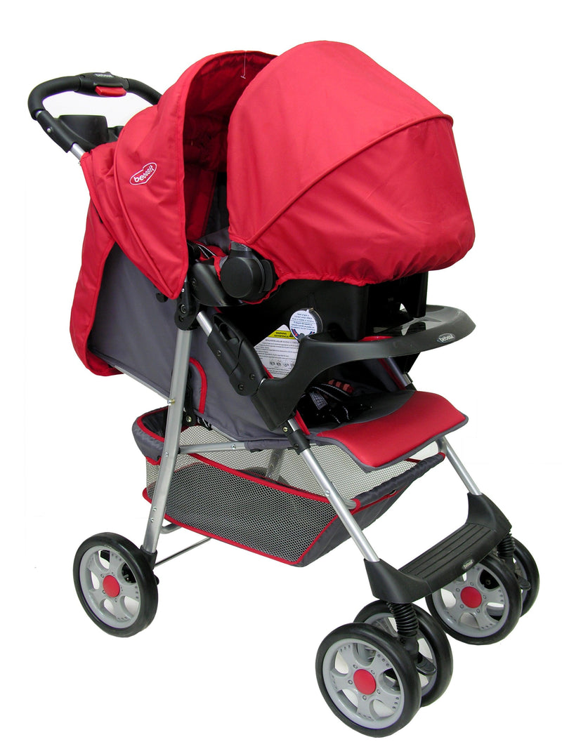 Coche Travel System Zoom Rojo, Bebesit - KIDSCLUB Tienda ONLINE