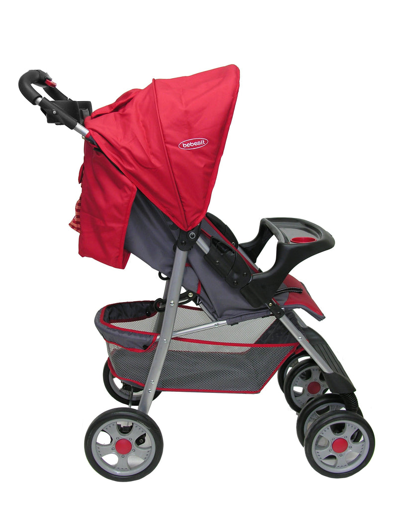 Coche Travel System Zoom Rojo, Bebesit - KIDSCLUB Tienda ONLINE