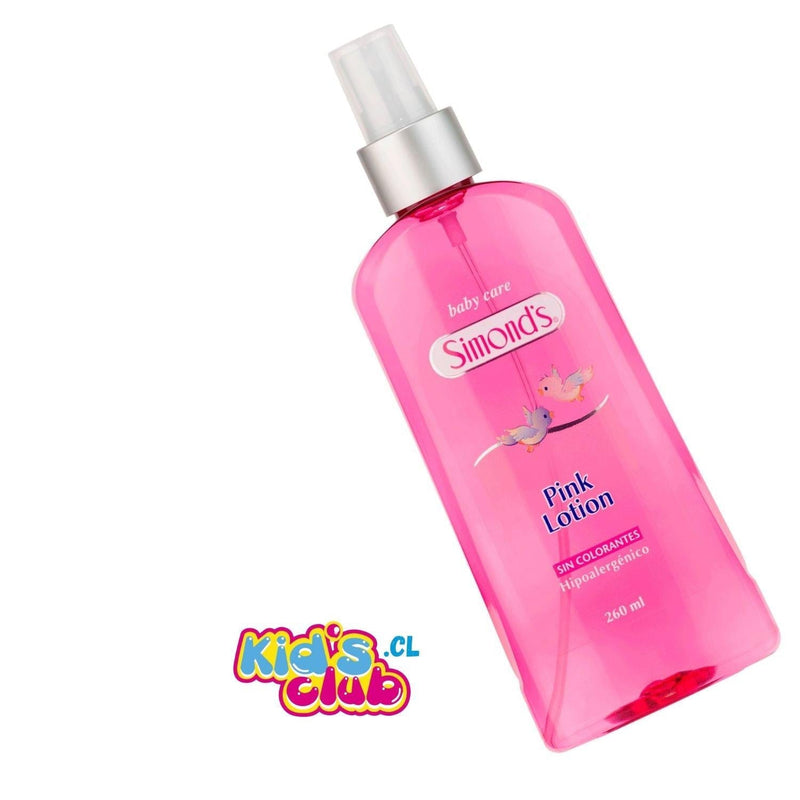 COLONIA SIMONDS PINK SIN COLORANTES 260 ml. - KIDSCLUB Tienda ONLINE